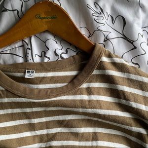 Uniqlo striped crop top